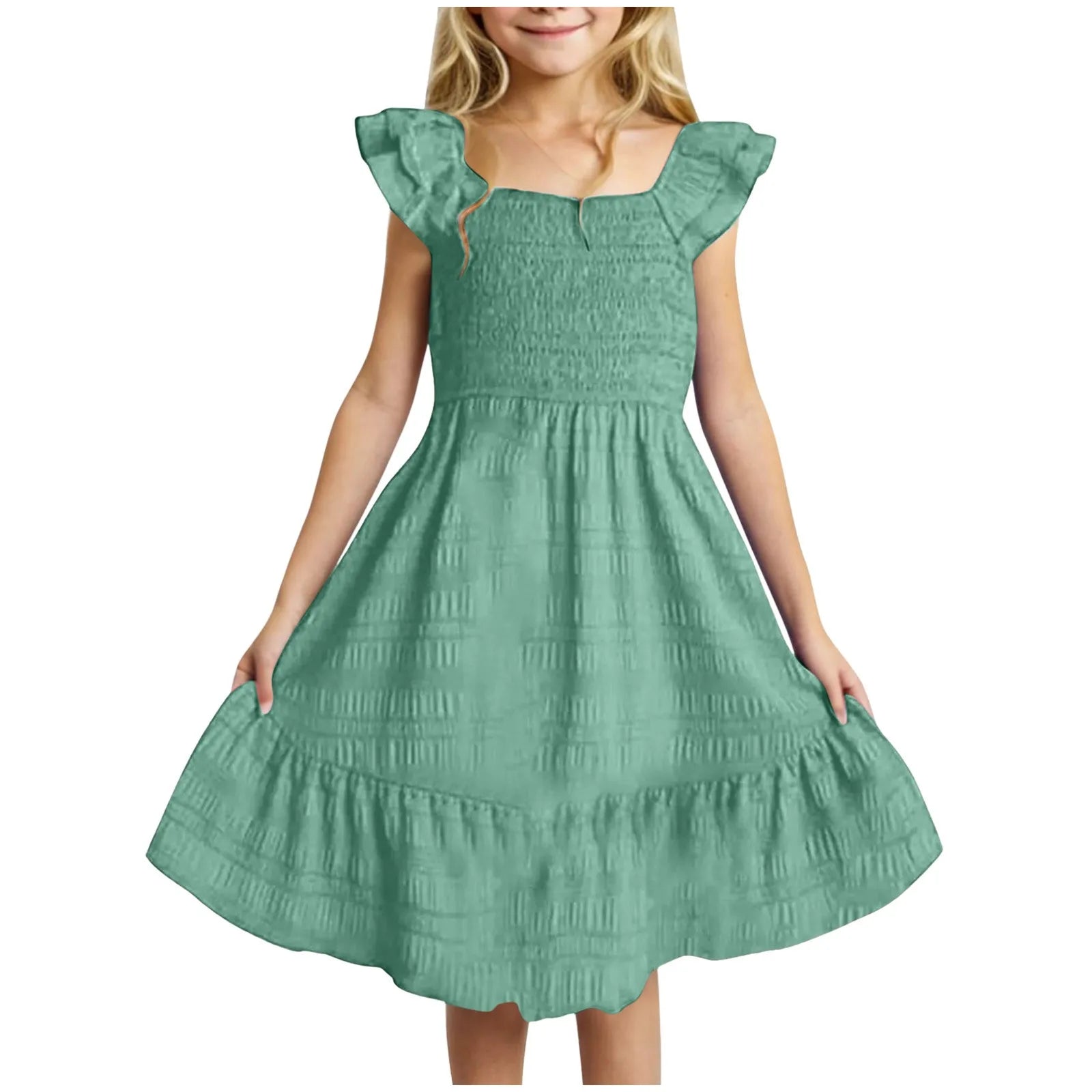 Girls Pleated Dress